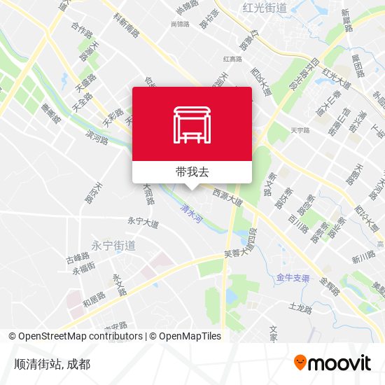 顺清街站地图