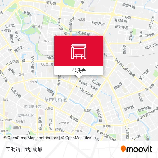 互助路口站地图