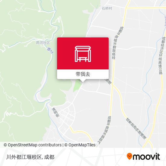 川外都江堰校区地图