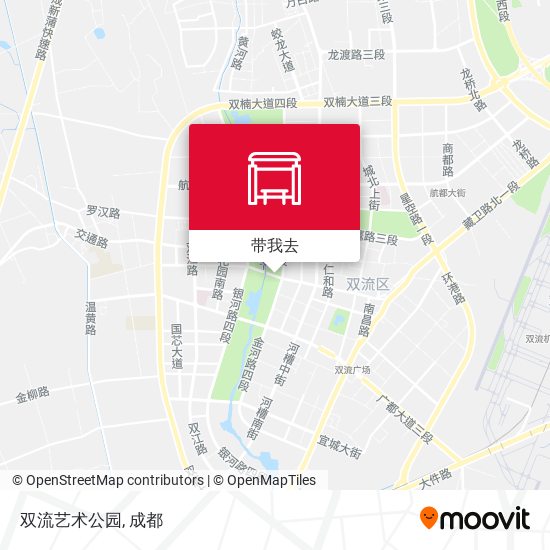 双流艺术公园地图