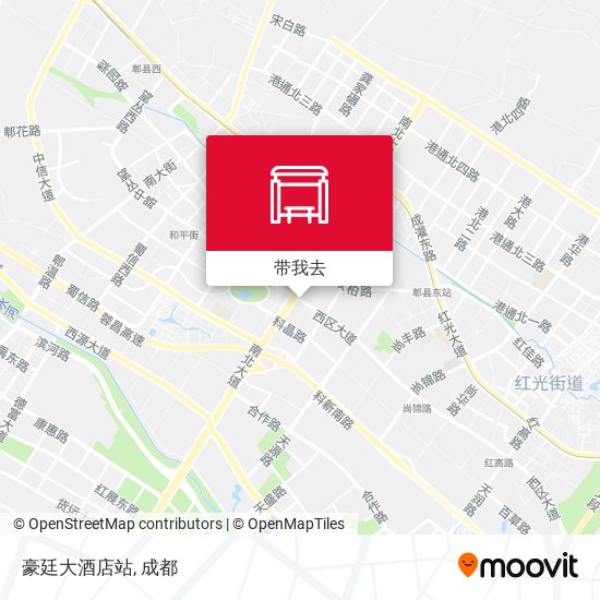 豪廷大酒店站地图