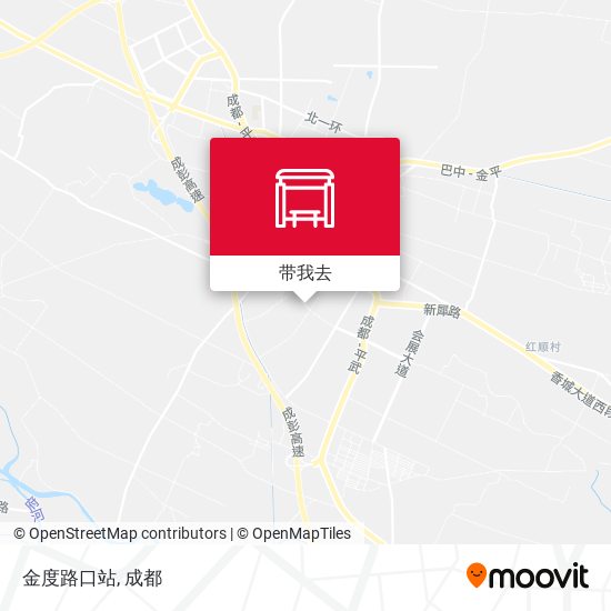 金度路口站地图