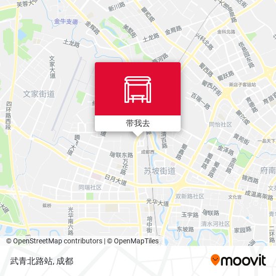 武青北路站地图