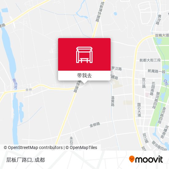 层板厂路口地图