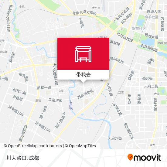 川大路口地图
