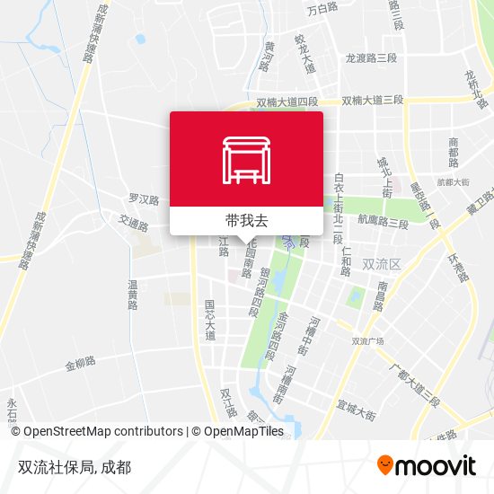 双流社保局地图