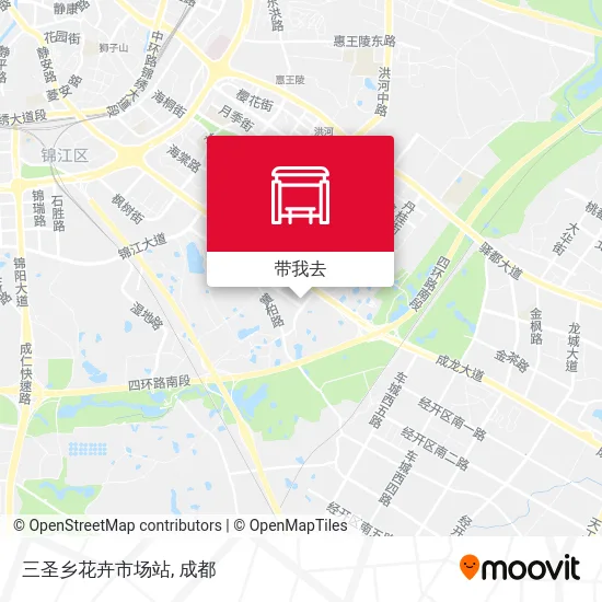 三圣乡花卉市场站地图