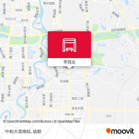 中柏大道南站地图