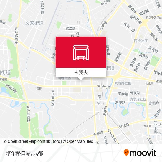 培华路口站地图