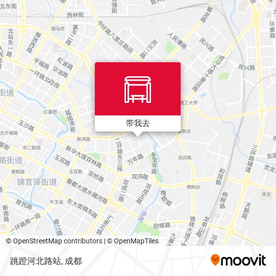 跳蹬河北路站地图