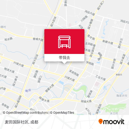 麦田国际社区地图