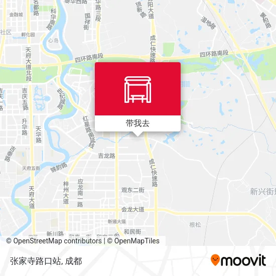 张家寺路口站地图