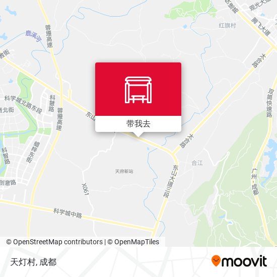 天灯村地图
