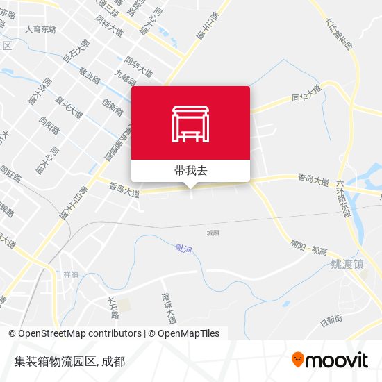 集装箱物流园区地图