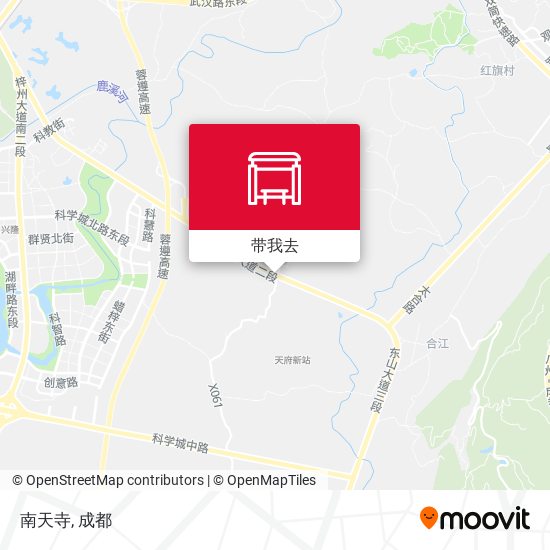 南天寺地图
