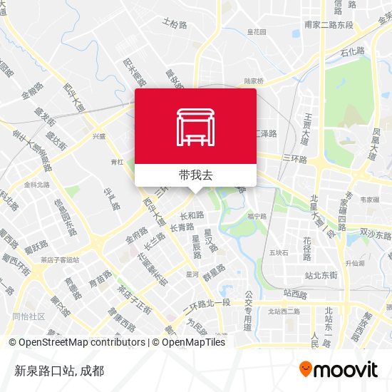 新泉路口站地图