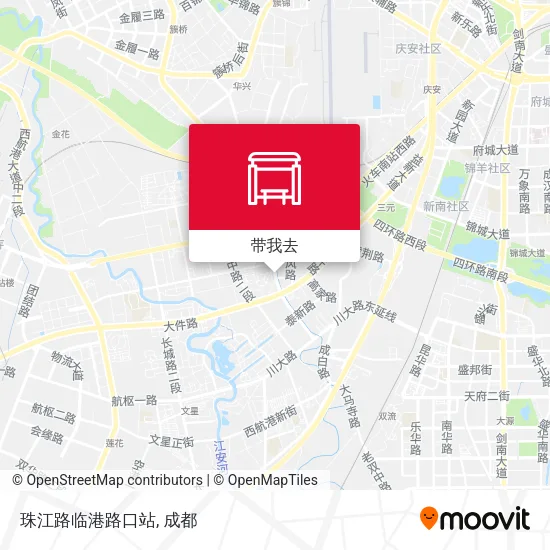 珠江路临港路口站地图