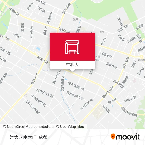 一汽大众南大门地图
