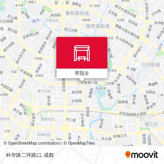 科华路二环路口地图