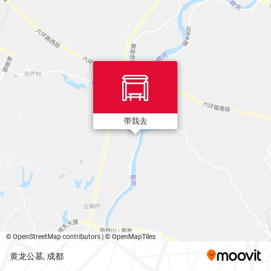 黄龙公墓地图