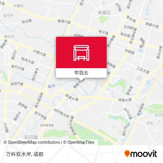 万科双水岸地图