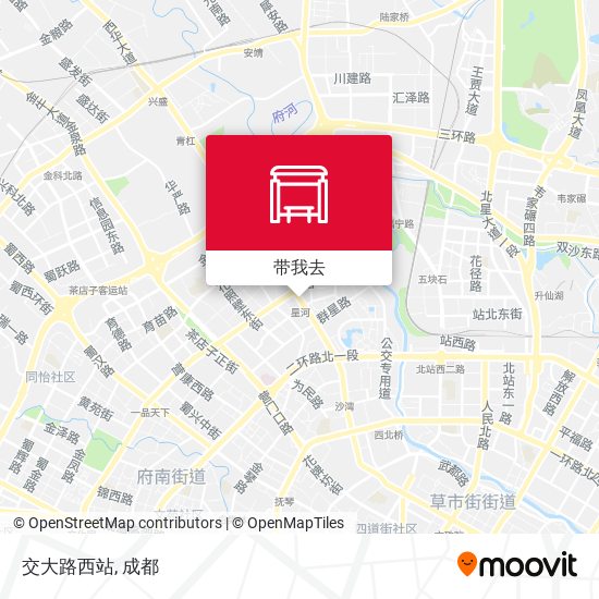 交大路西站地图