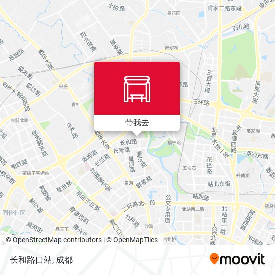 长和路口站地图
