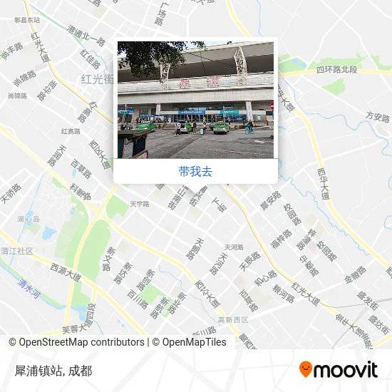 犀浦镇站地图