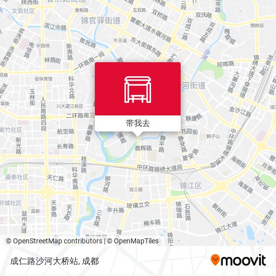 成仁路沙河大桥站地图