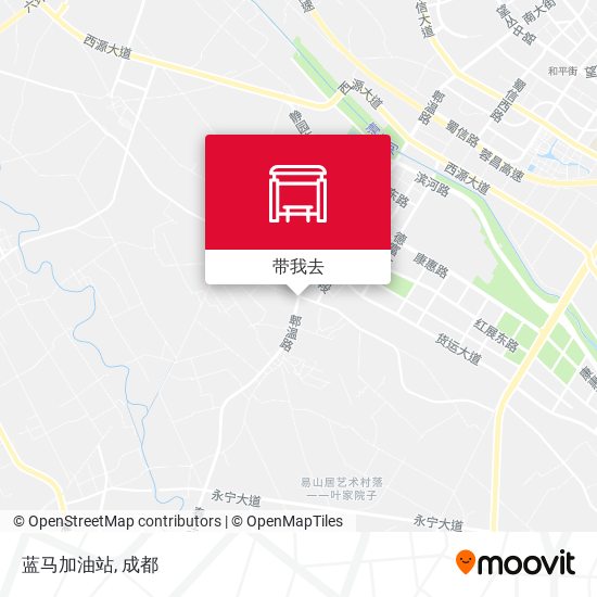 蓝马加油站地图