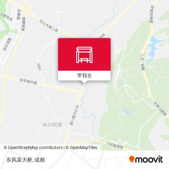 东风渠大桥地图