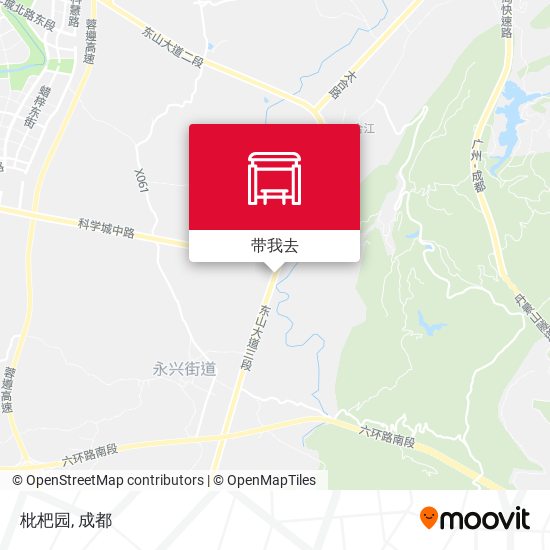 枇杷园地图