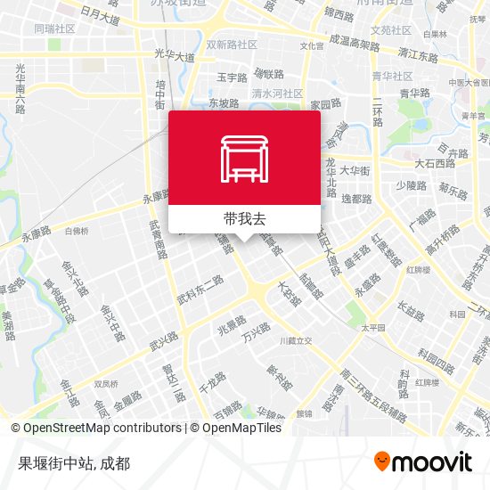 果堰街中站地图