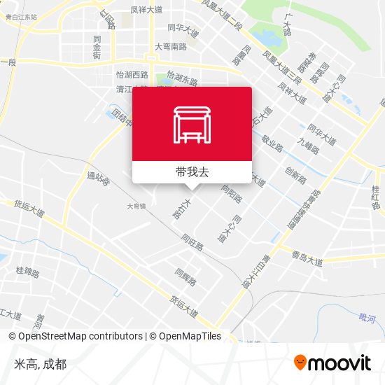 米高地图
