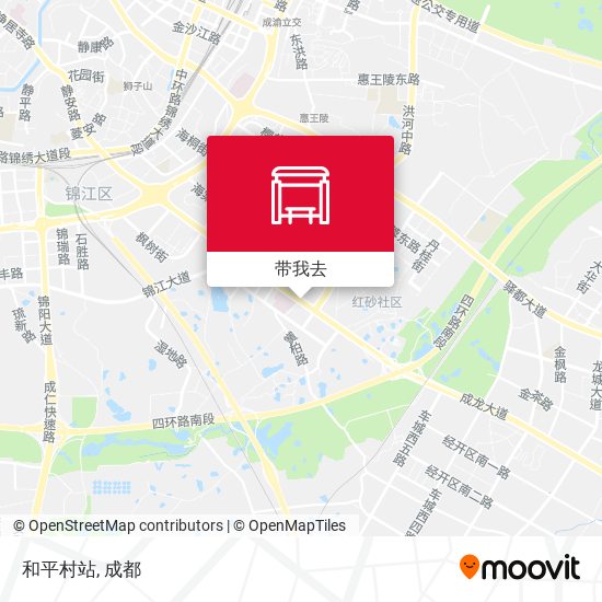 和平村站地图