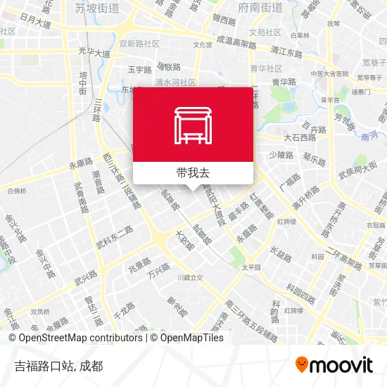 吉福路口站地图