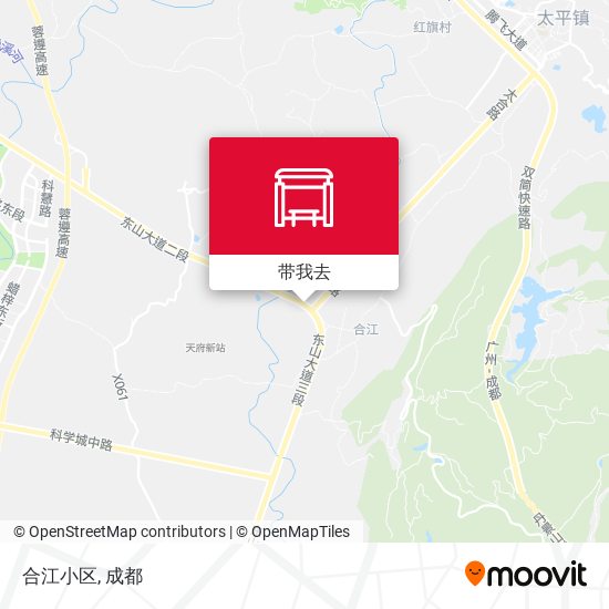 合江小区地图