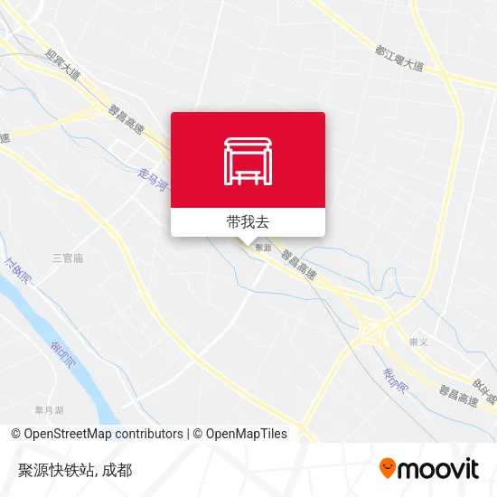 聚源快铁站地图