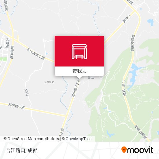 合江路口地图