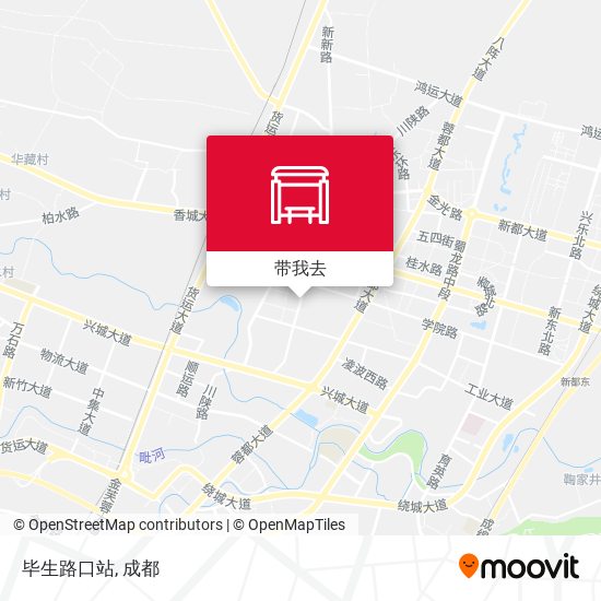 毕生路口站地图