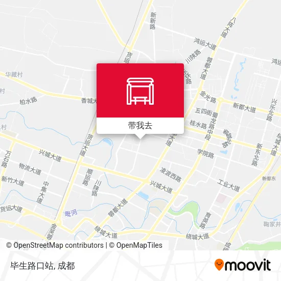 毕生路口站地图