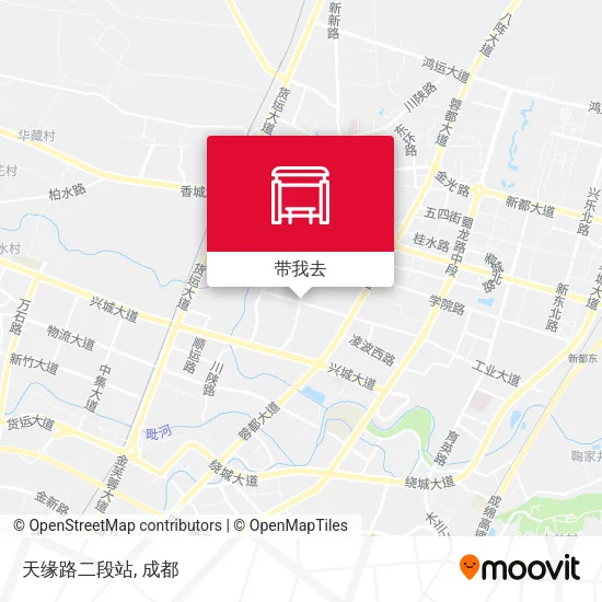 天缘路二段站地图
