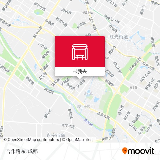 合作路东地图