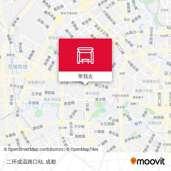 二环成温路口站地图