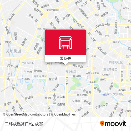 二环成温路口站地图