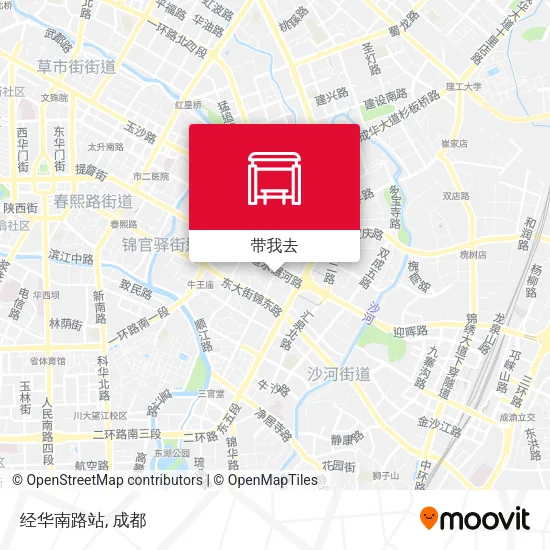 经华南路站地图