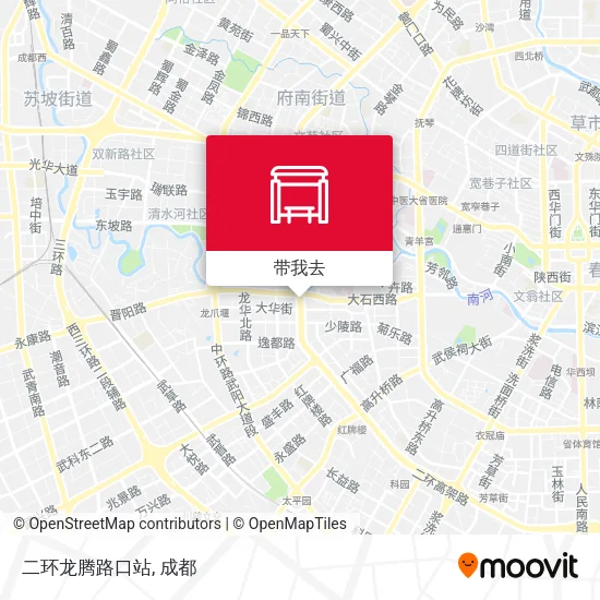 二环龙腾路口站地图