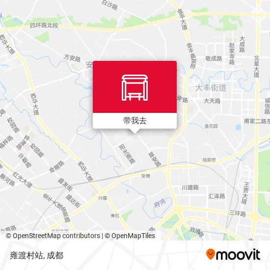 雍渡村站地图