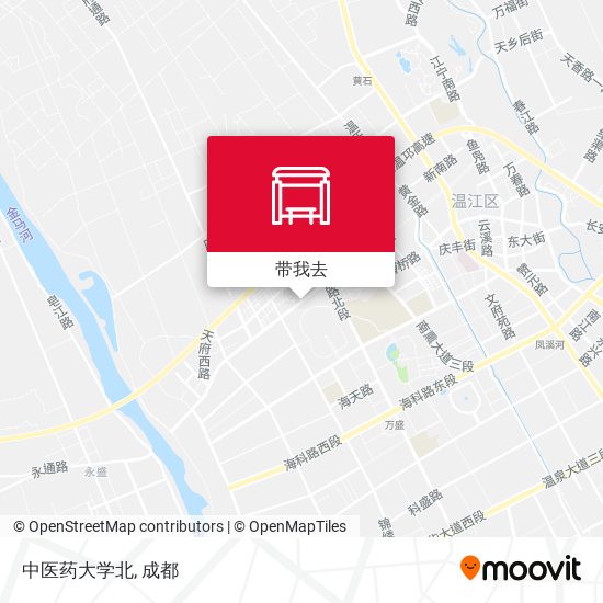中医药大学北地图