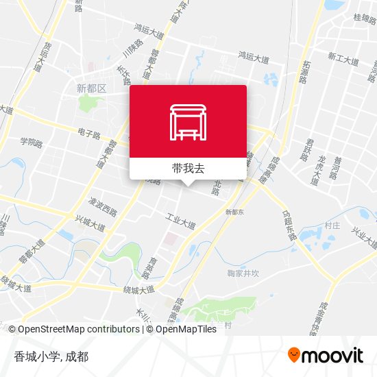 香城小学地图